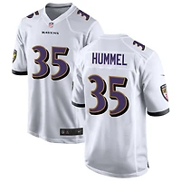 Jake Hummel Men's Nike White Baltimore Ravens Custom Game Jersey