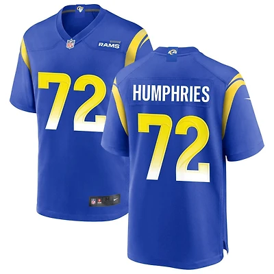 D.J. Humphries Men's Nike Royal Los Angeles Rams Custom Game Jersey