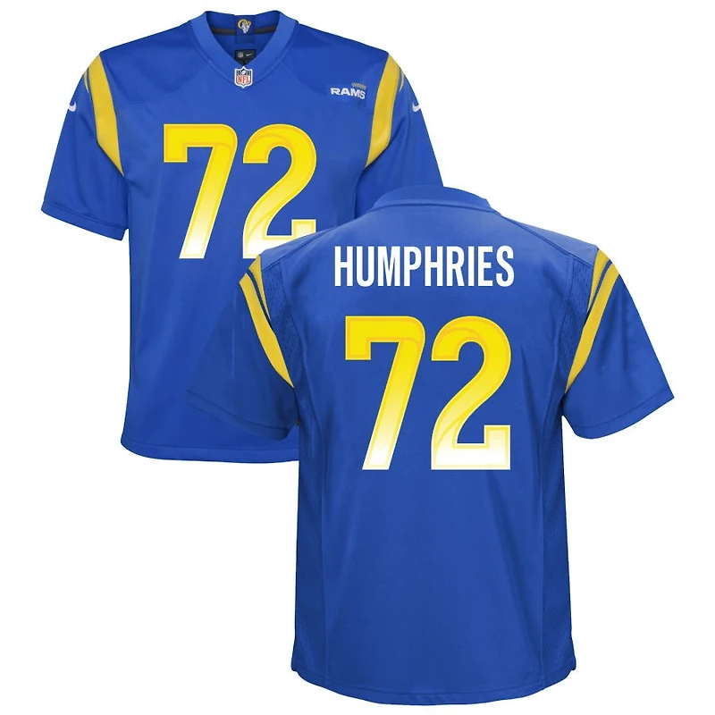 D.J. Humphries Youth Nike Royal Los Angeles Rams Custom Game Jersey