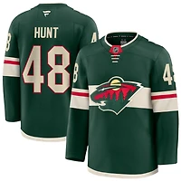 Daemon Hunt Men's Fanatics Green Minnesota Wild Home Premium Custom Jersey