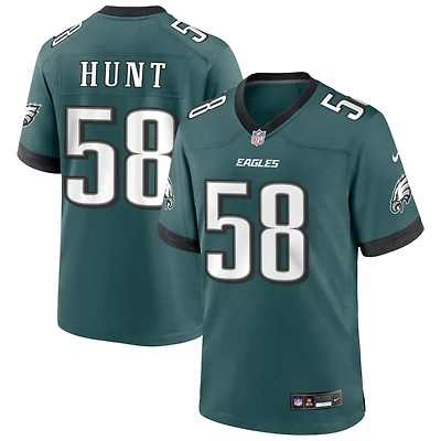 Jalyx Hunt Men's Nike Midnight Green Philadelphia Eagles Custom Game Jersey