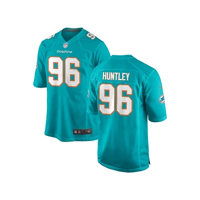 Alex Huntley Youth Nike Aqua Miami Dolphins 2018 Custom Game Jersey