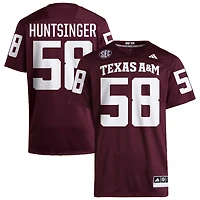 William Huntsinger Men's adidas  Maroon Texas A&M Aggies NIL Pick-A-Player Home Premier Football Jersey