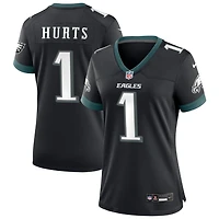 Jalen Hurts Women's Nike Black Philadelphia Eagles Alternate Custom Game Jersey