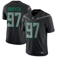 Gage Hurych Men's Nike Black Oregon Ducks NIL Pick-A-Player Game Jersey
