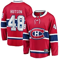 Lane Hutson Men's Fanatics Red Montreal Canadiens Home Breakaway Custom Jersey