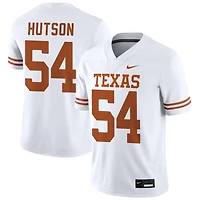 Cole Hutson Men's Nike White Texas Longhorns NIL Pick-A-Player Game Jersey