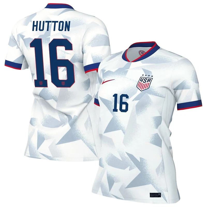 Claire Hutton Women's Nike  White USWNT 2025 Home Pick-A-Player Replica Jersey