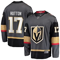 Ben Hutton Men's Fanatics Gray Vegas Golden Knights Alternate Breakaway Custom Jersey
