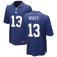 Jalin Hyatt Men's Nike Royal New York Giants Custom Game Jersey
