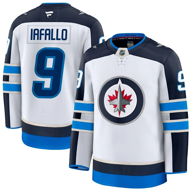 Alex Iafallo Men's Fanatics White Winnipeg Jets Away Premium Custom Jersey