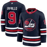 Alex Iafallo Men's Fanatics Navy Winnipeg Jets Alternate Premium Custom Jersey