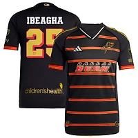 Sebastien Ibeagha Men's adidas Black FC Dallas 2025 Third Authentic Custom Jersey