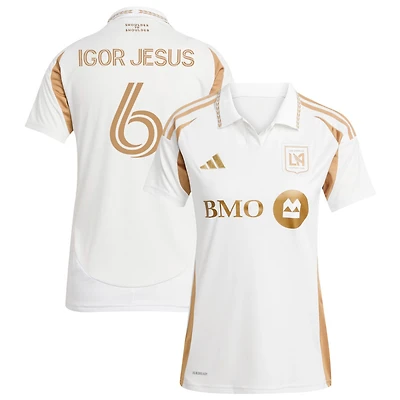 Igor Jesus Igor Jesus Women's adidas  White LAFC 2025 Secondary Replica Custom Jersey