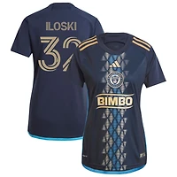 Milan Iloski Women's adidas  Navy Philadelphia Union 2024 The XV Kit Replica Custom Jersey