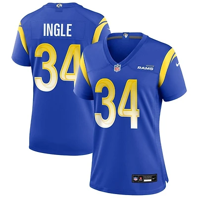 Tanner Ingle Women's Nike Los Angeles Rams Royal Custom Game Jersey