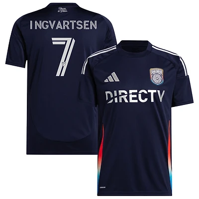 Marcus Ingvartsen Men's adidas  Navy San Diego FC 2025 State of Flow Replica Custom Jersey