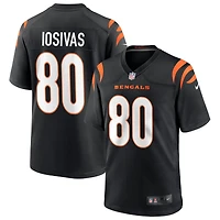 Andrei Iosivas Men's Nike Black Cincinnati Bengals Game Custom Jersey