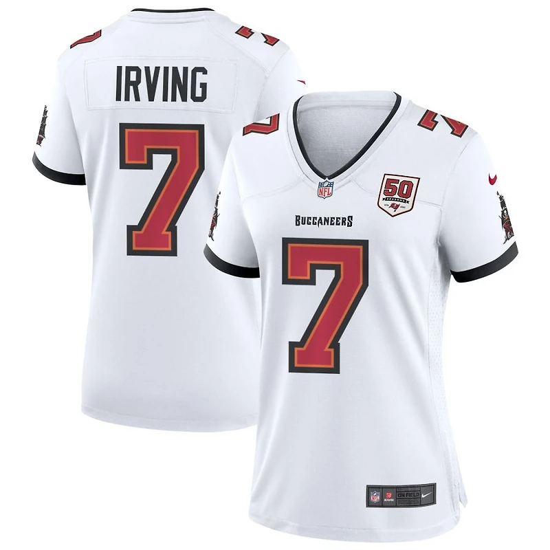 Bucky Irving Women's Nike White Tampa Bay Buccaneers 50th Season Custom Game Jersey