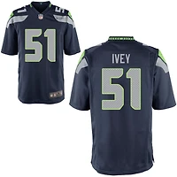 Jared Ivey Youth Nike College Navy Seattle Seahawks Custom Game Jersey