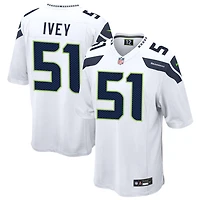 Jared Ivey Men's Nike  White Seattle Seahawks Custom Game Jersey