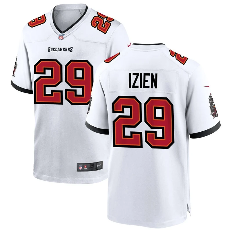 Christian Izien Men's Nike White Tampa Bay Buccaneers  White Custom Game Jersey