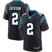 Mike Jackson Men's Nike Black Carolina Panthers Custom Game Jersey