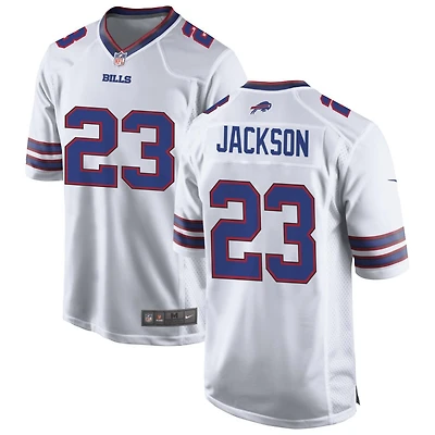Dane Jackson Men's Nike White Buffalo Bills Custom Game Jersey