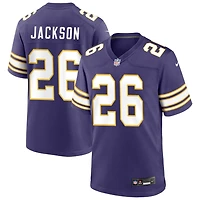 Theo Jackson Men's Nike Purple Minnesota Vikings Classic Custom Game Jersey