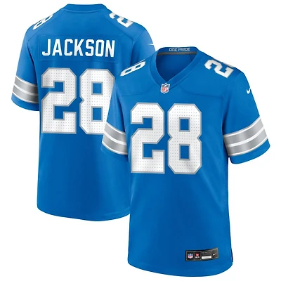 Dan Jackson Men's Nike Blue Detroit Lions Custom Game Jersey