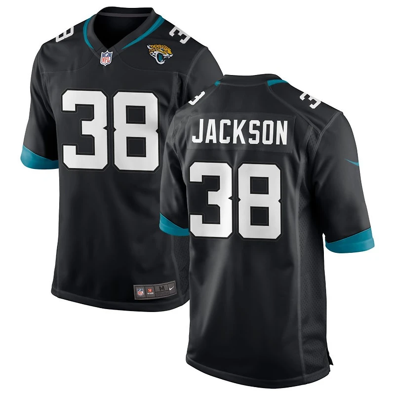 Ja'Quinden Jackson Men's Nike Black Jacksonville Jaguars Custom Game Jersey