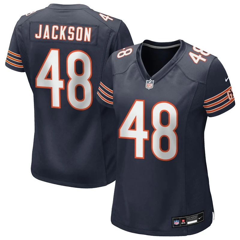 D'Marco Jackson Women's Nike Navy Chicago Bears Custom Game Jersey