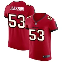 Nick Jackson Men's Nike Red Tampa Bay Buccaneers Vapor Elite Custom Jersey