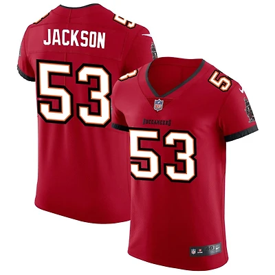 Nick Jackson Men's Nike Red Tampa Bay Buccaneers Vapor Elite Custom Jersey