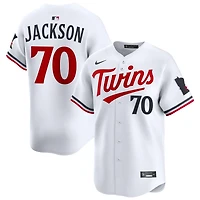 Alex Jackson Men's Nike White Minnesota Twins Home Limited Custom Jersey