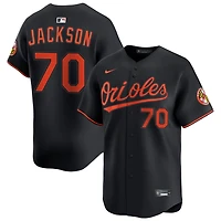 Alex Jackson Men's Nike Black Baltimore Orioles Alternate Limited Custom Jersey