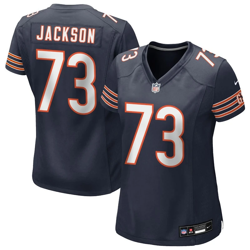 Jonah Jackson Women's Nike Navy Chicago Bears Custom Game Jersey