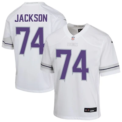 Donovan Jackson Youth Nike White Minnesota Vikings Alternate Custom Game Jersey