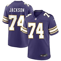 Donovan Jackson Men's Nike Purple Minnesota Vikings Classic Custom Game Jersey