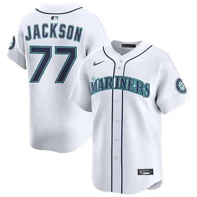 Luke Jackson Men's Nike White Seattle Mariners Home Limited Custom Jersey