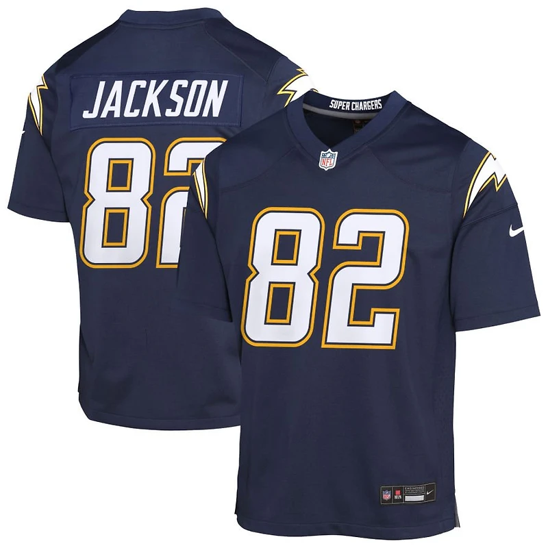 JaQuae Jackson Youth Nike Navy Los Angeles Chargers Alternate Super Chargers Game Custom Jersey