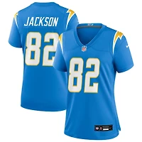 JaQuae Jackson Women's Nike Powder Blue Los Angeles Chargers Custom Game Jersey