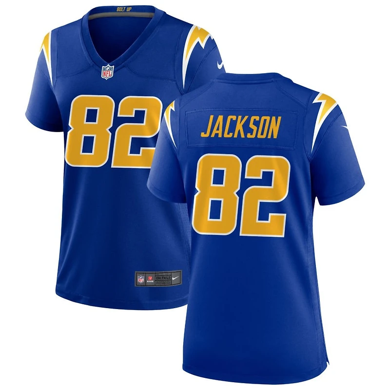 JaQuae Jackson Women's Nike Royal Los Angeles Chargers Alternate Custom Game Jersey