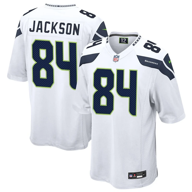 Courtney Jackson Men's Nike  White Seattle Seahawks Custom Game Jersey