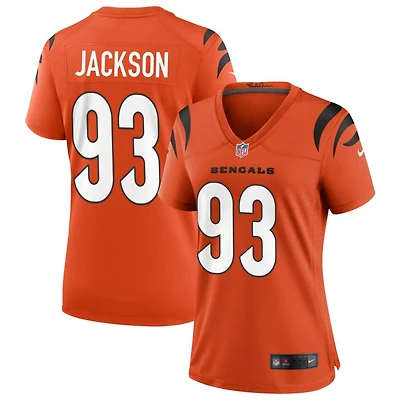 McKinnley Jackson Women's Nike Orange Cincinnati Bengals Alternate Game Custom Jersey