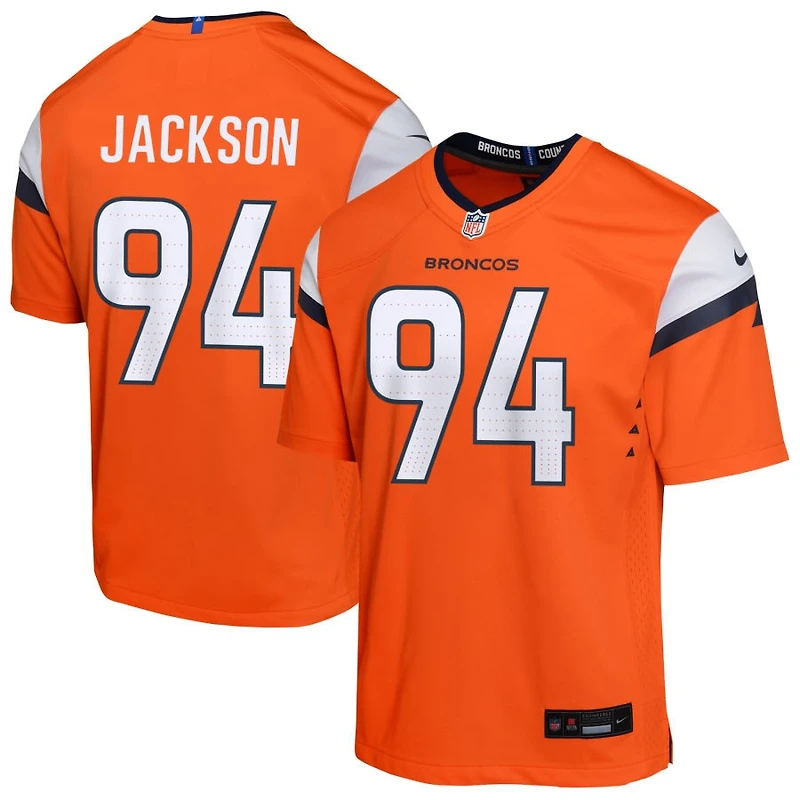 Jordan Jackson Youth Nike  Orange Denver Broncos Mile High Collection Custom Game Jersey