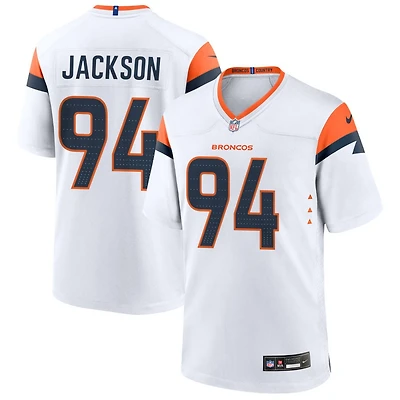 Jordan Jackson Men's Nike  White Denver Broncos Mile High Collection Custom Game Jersey
