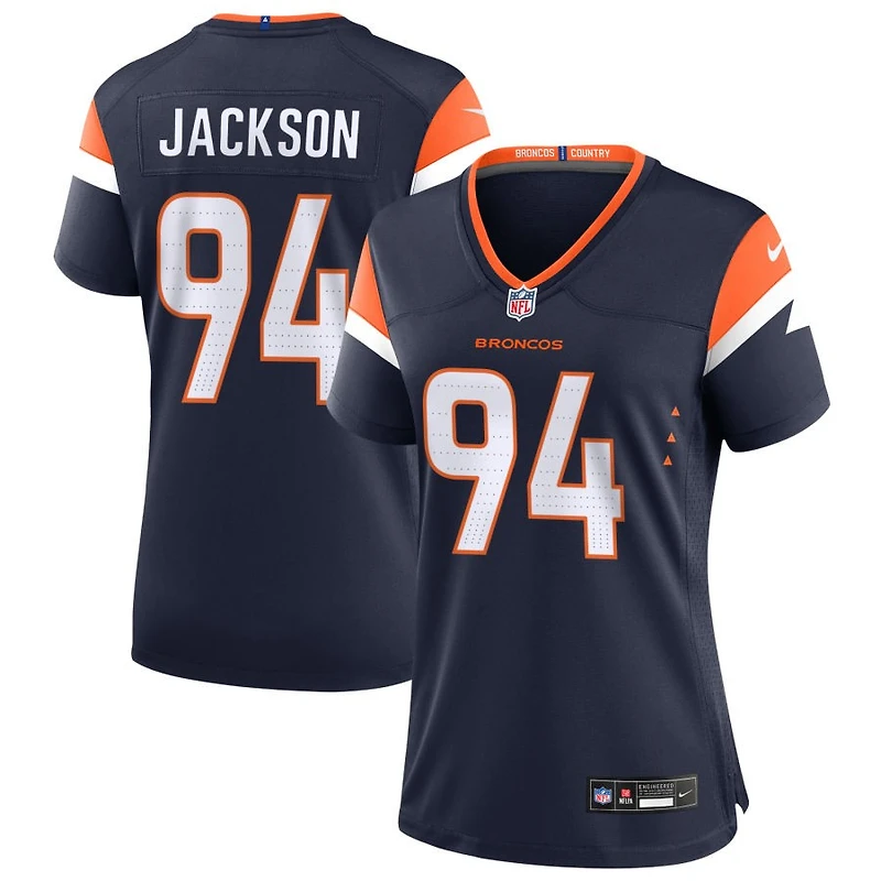 Jordan Jackson Women's Nike  Navy Denver Broncos Alternate Mile High Collection Custom Game Jersey