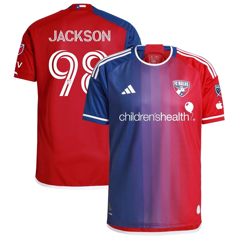 Jacob Jackson Men's adidas  Navy FC Dallas 2024 After Burner Authentic Custom Jersey