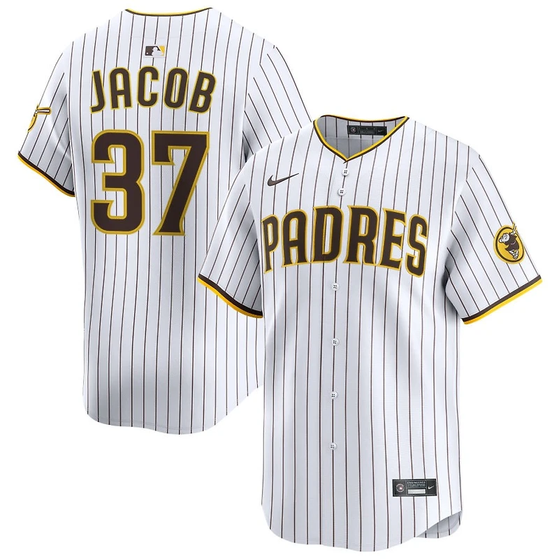 Alek Jacob Men's Nike White San Diego Padres Home Limited Custom Jersey